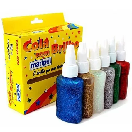 Cola com brilho (c/ 6 unidades)
