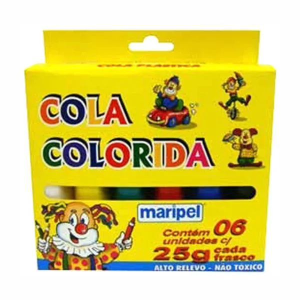 Cola colorida (c/ 6 unidades)